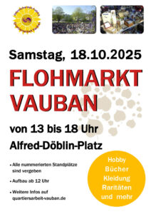 Herbst-Flohmarkt Vauban @ Marktplatz Vauban